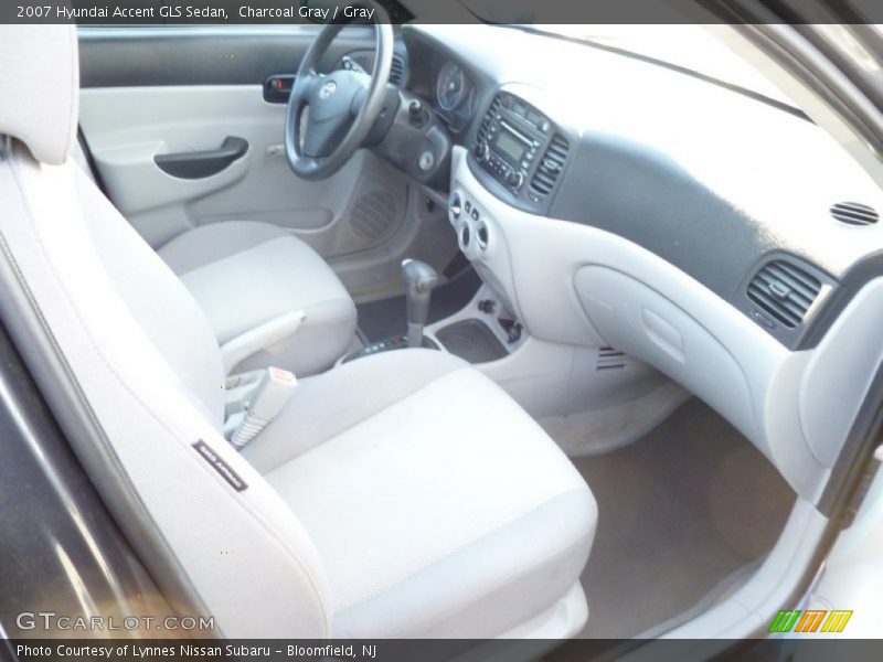 Charcoal Gray / Gray 2007 Hyundai Accent GLS Sedan