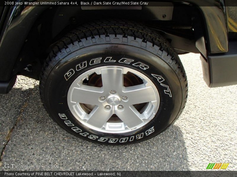 Black / Dark Slate Gray/Med Slate Gray 2008 Jeep Wrangler Unlimited Sahara 4x4