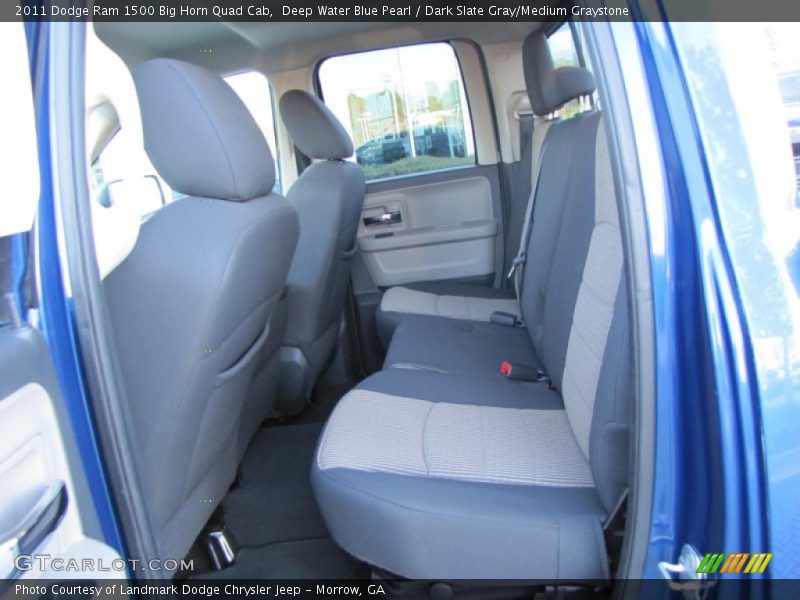 Deep Water Blue Pearl / Dark Slate Gray/Medium Graystone 2011 Dodge Ram 1500 Big Horn Quad Cab