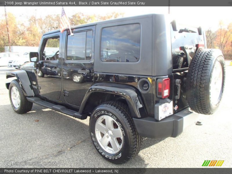 Black / Dark Slate Gray/Med Slate Gray 2008 Jeep Wrangler Unlimited Sahara 4x4