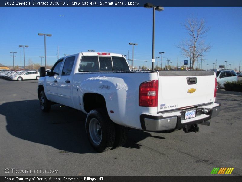 Summit White / Ebony 2012 Chevrolet Silverado 3500HD LT Crew Cab 4x4