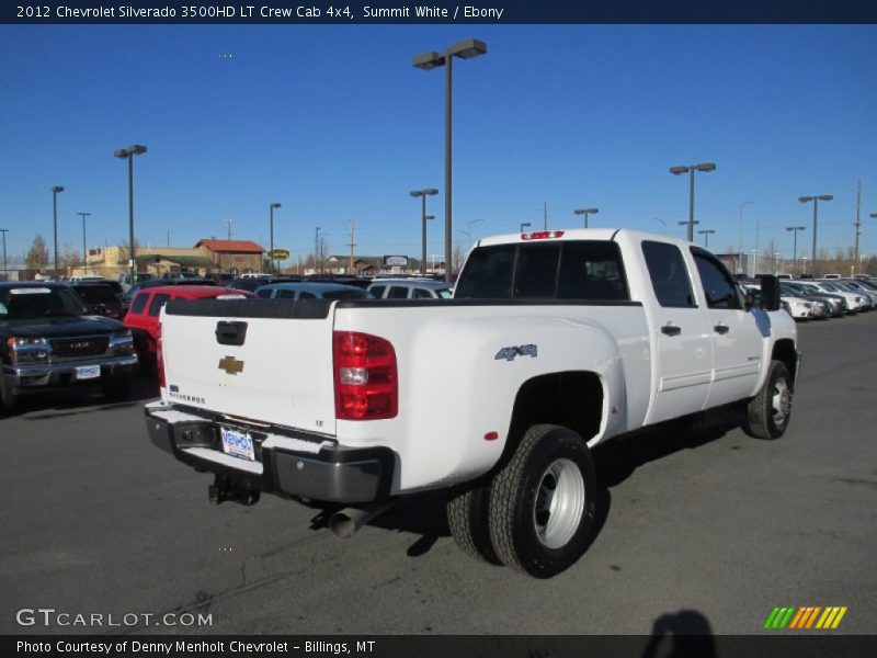 Summit White / Ebony 2012 Chevrolet Silverado 3500HD LT Crew Cab 4x4