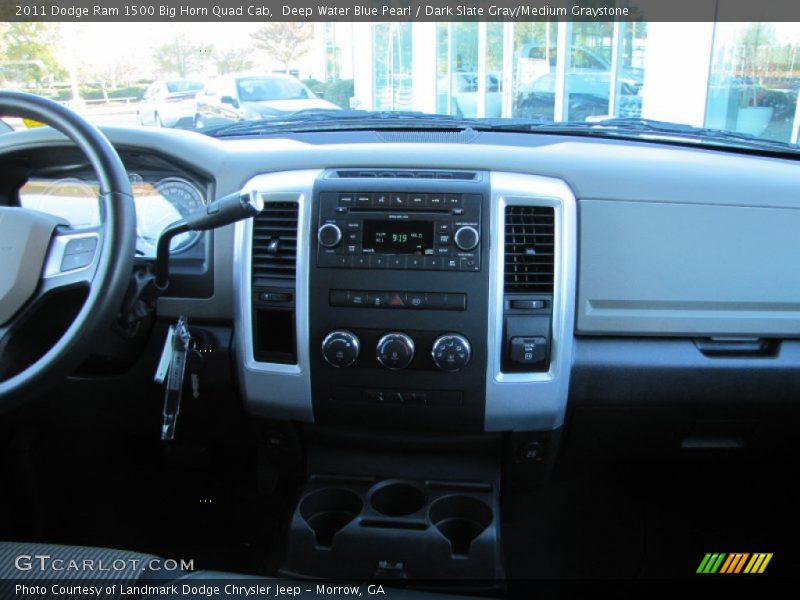 Deep Water Blue Pearl / Dark Slate Gray/Medium Graystone 2011 Dodge Ram 1500 Big Horn Quad Cab