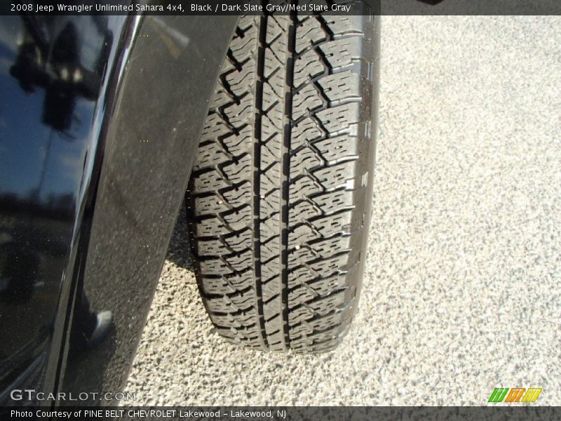 Black / Dark Slate Gray/Med Slate Gray 2008 Jeep Wrangler Unlimited Sahara 4x4