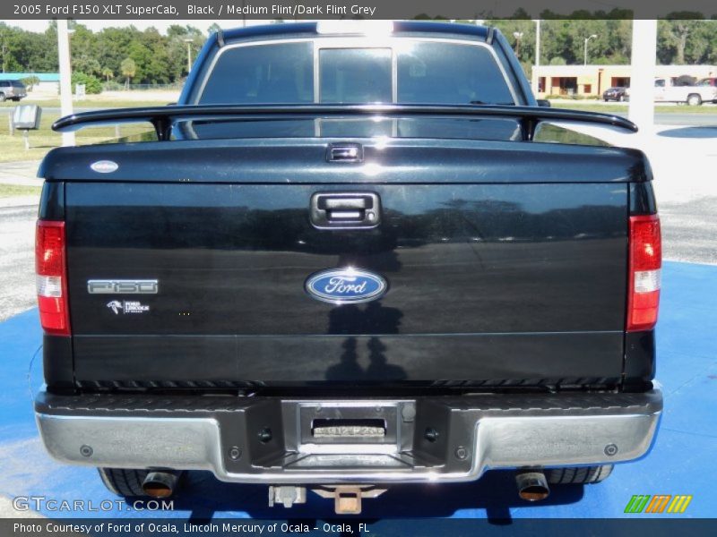 Black / Medium Flint/Dark Flint Grey 2005 Ford F150 XLT SuperCab