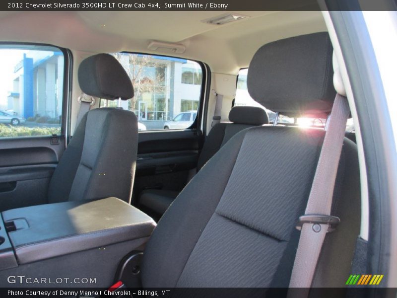 Summit White / Ebony 2012 Chevrolet Silverado 3500HD LT Crew Cab 4x4