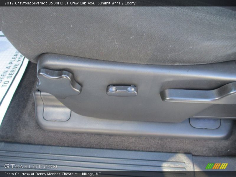 Summit White / Ebony 2012 Chevrolet Silverado 3500HD LT Crew Cab 4x4
