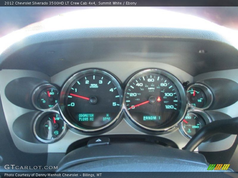 Summit White / Ebony 2012 Chevrolet Silverado 3500HD LT Crew Cab 4x4
