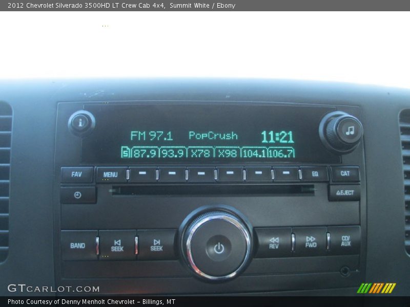 Summit White / Ebony 2012 Chevrolet Silverado 3500HD LT Crew Cab 4x4