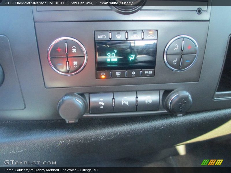 Summit White / Ebony 2012 Chevrolet Silverado 3500HD LT Crew Cab 4x4