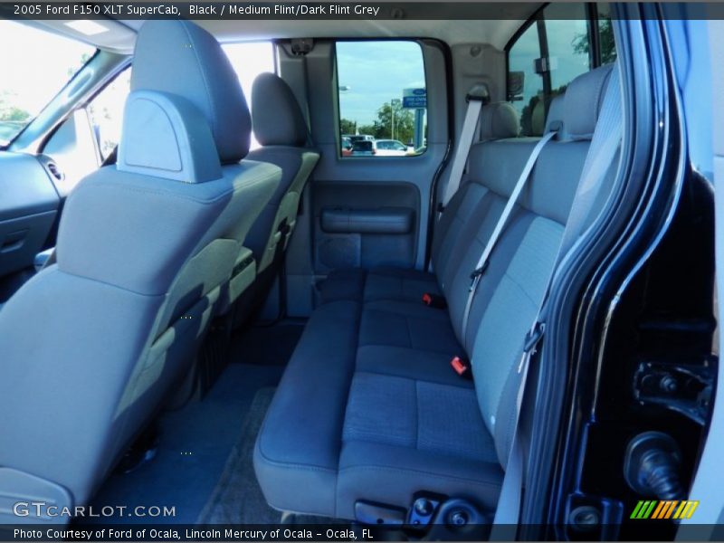 Black / Medium Flint/Dark Flint Grey 2005 Ford F150 XLT SuperCab