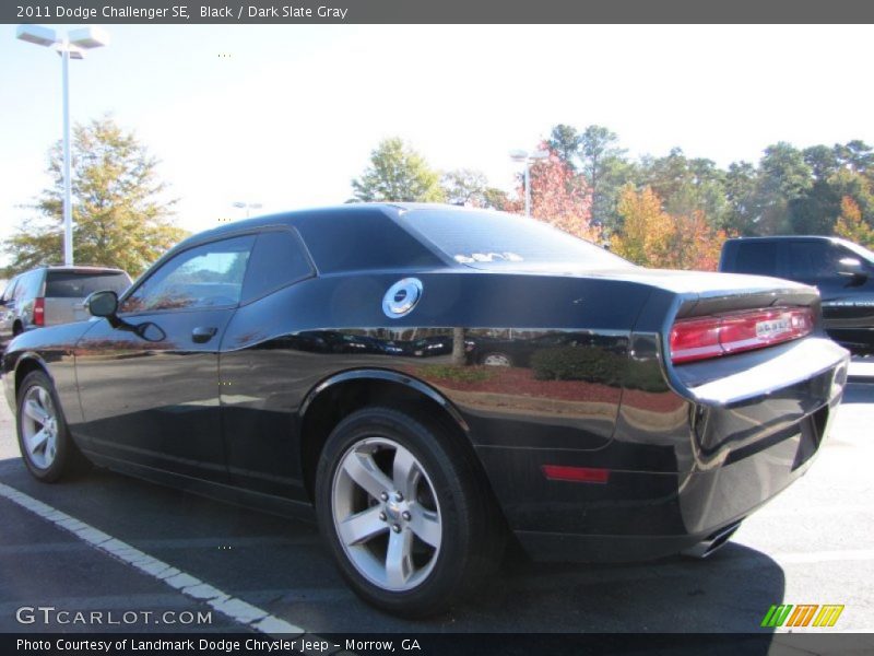 Black / Dark Slate Gray 2011 Dodge Challenger SE