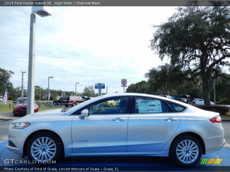  2014 Fusion Hybrid SE Ingot Silver