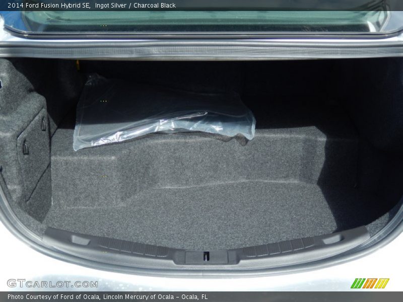 Ingot Silver / Charcoal Black 2014 Ford Fusion Hybrid SE