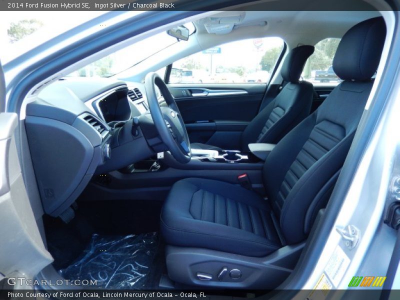 Front Seat of 2014 Fusion Hybrid SE
