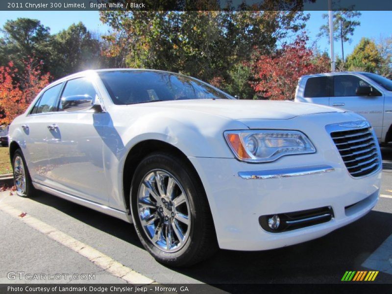 Bright White / Black 2011 Chrysler 300 Limited