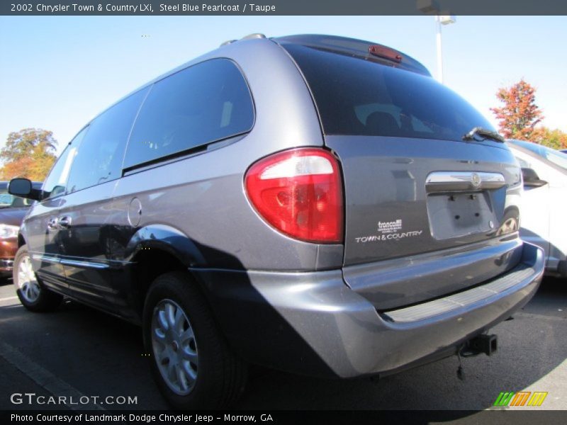 Steel Blue Pearlcoat / Taupe 2002 Chrysler Town & Country LXi