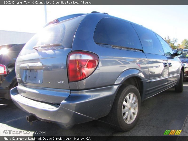 Steel Blue Pearlcoat / Taupe 2002 Chrysler Town & Country LXi