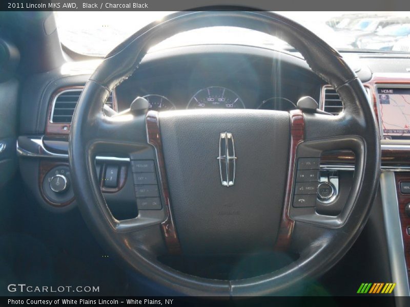 Black / Charcoal Black 2011 Lincoln MKS AWD