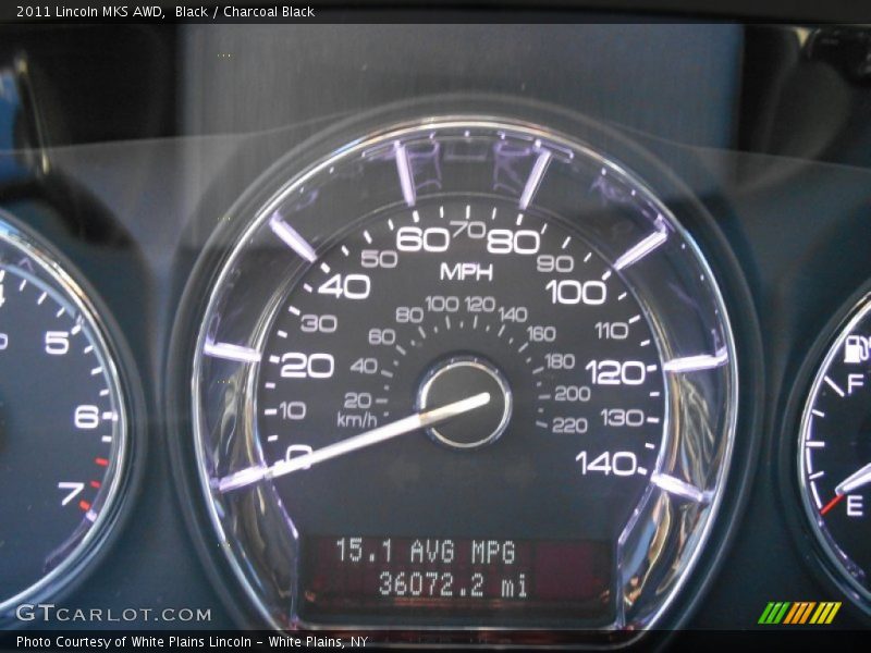 Black / Charcoal Black 2011 Lincoln MKS AWD