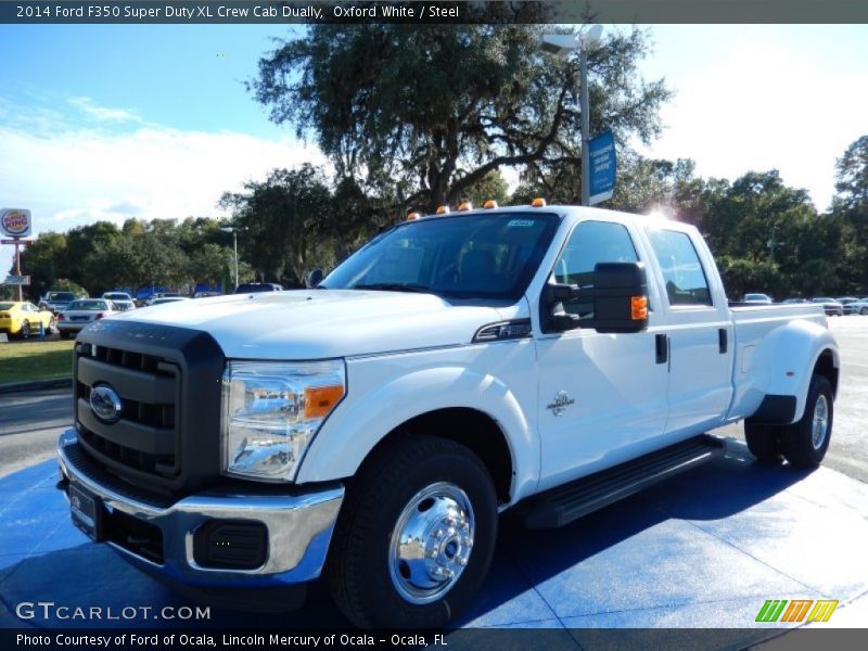 Oxford White / Steel 2014 Ford F350 Super Duty XL Crew Cab Dually