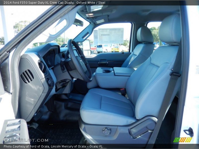 Oxford White / Steel 2014 Ford F350 Super Duty XL Crew Cab Dually