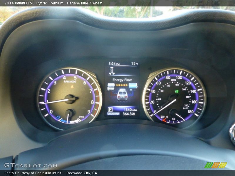  2014 Q 50 Hybrid Premium 50 Hybrid Premium Gauges