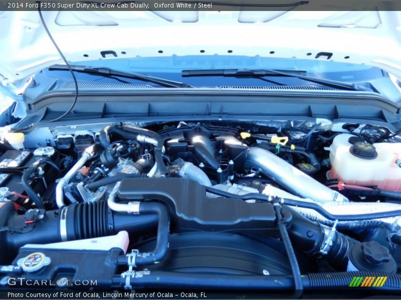 Oxford White / Steel 2014 Ford F350 Super Duty XL Crew Cab Dually