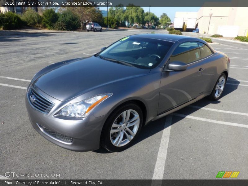 Graphite Shadow / Graphite 2010 Infiniti G 37 Convertible