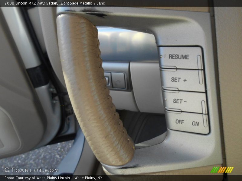 Light Sage Metallic / Sand 2008 Lincoln MKZ AWD Sedan