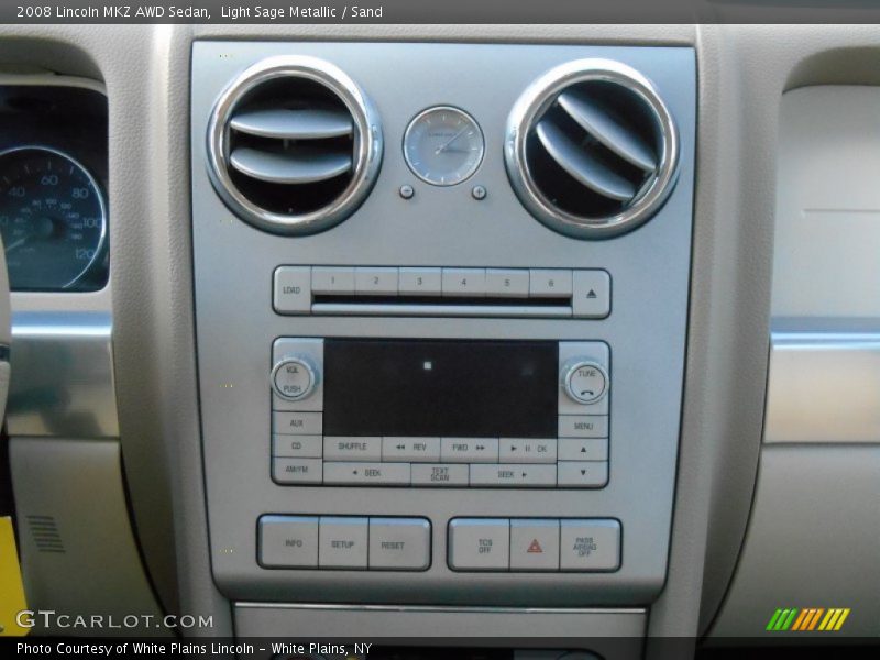Light Sage Metallic / Sand 2008 Lincoln MKZ AWD Sedan