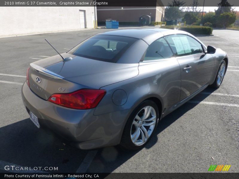 Graphite Shadow / Graphite 2010 Infiniti G 37 Convertible