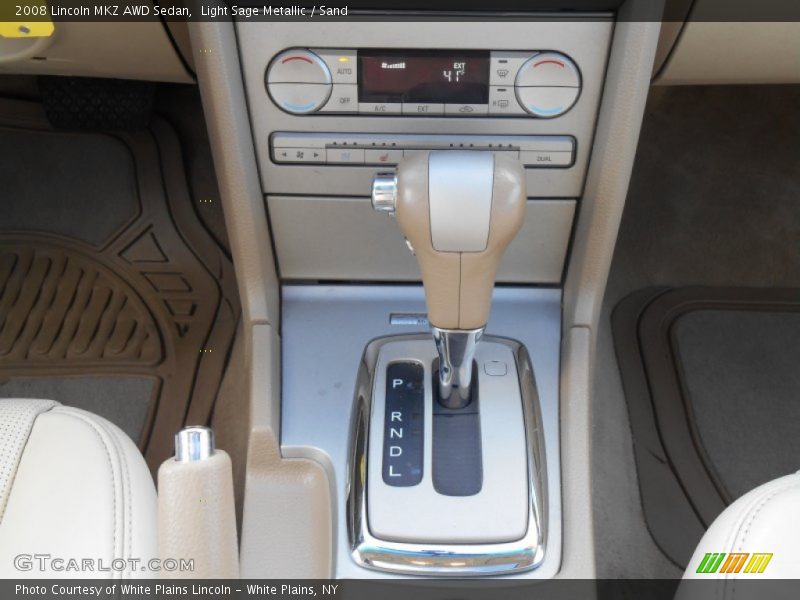 Light Sage Metallic / Sand 2008 Lincoln MKZ AWD Sedan
