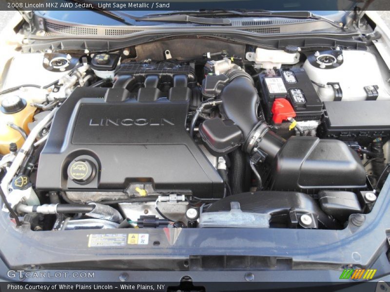 Light Sage Metallic / Sand 2008 Lincoln MKZ AWD Sedan