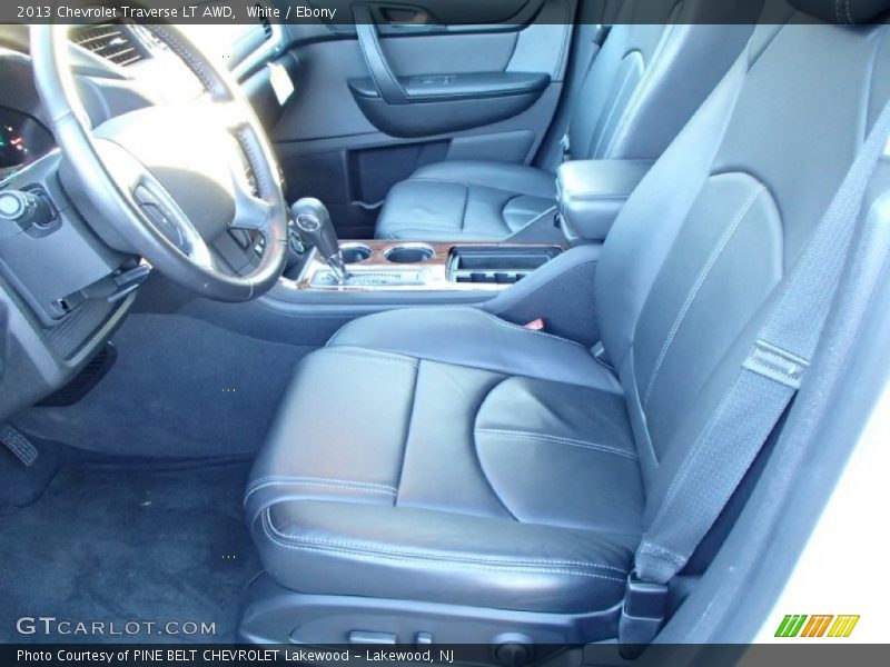 White / Ebony 2013 Chevrolet Traverse LT AWD