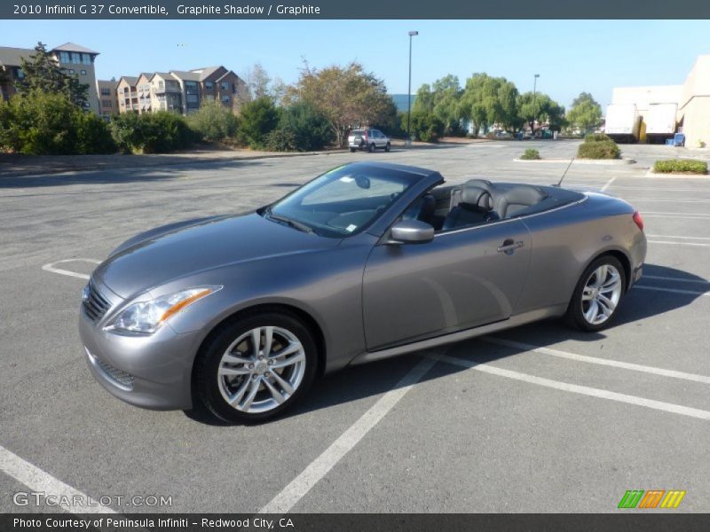 Graphite Shadow / Graphite 2010 Infiniti G 37 Convertible