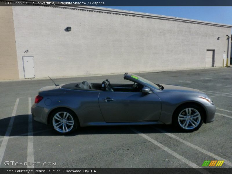 Graphite Shadow / Graphite 2010 Infiniti G 37 Convertible