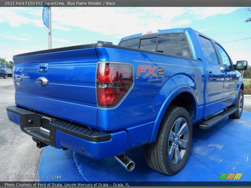 Blue Flame Metallic / Black 2013 Ford F150 FX2 SuperCrew