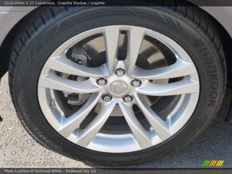 Graphite Shadow / Graphite 2010 Infiniti G 37 Convertible