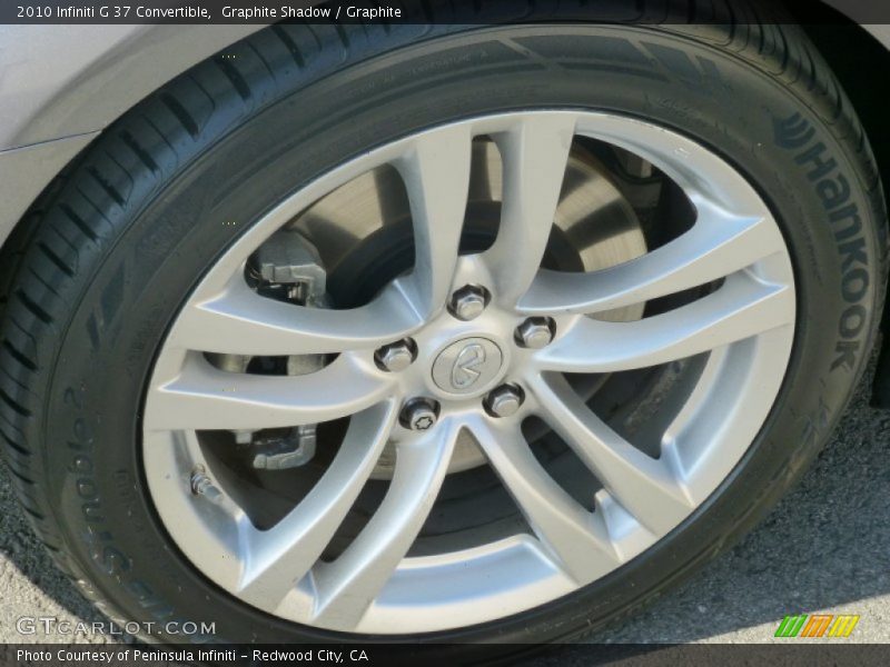 Graphite Shadow / Graphite 2010 Infiniti G 37 Convertible