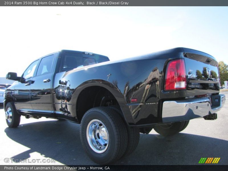Black / Black/Diesel Gray 2014 Ram 3500 Big Horn Crew Cab 4x4 Dually