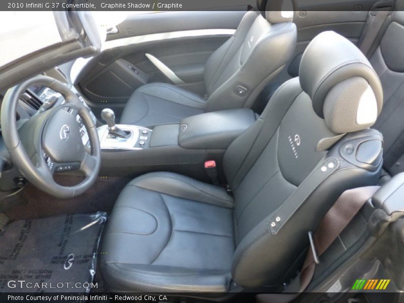 Graphite Shadow / Graphite 2010 Infiniti G 37 Convertible