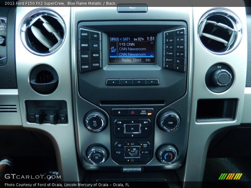 Blue Flame Metallic / Black 2013 Ford F150 FX2 SuperCrew