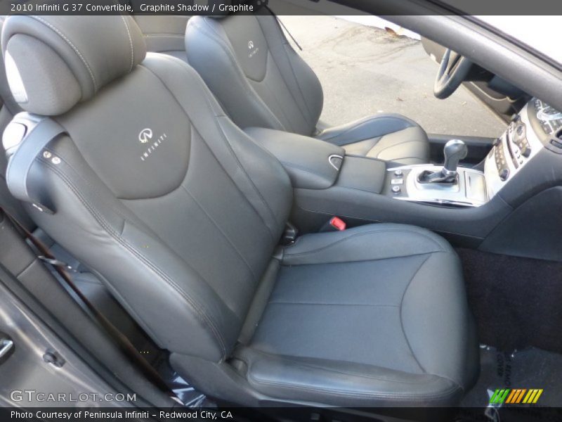 Graphite Shadow / Graphite 2010 Infiniti G 37 Convertible