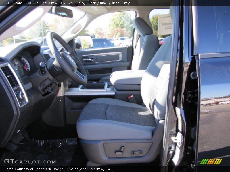 Black / Black/Diesel Gray 2014 Ram 3500 Big Horn Crew Cab 4x4 Dually
