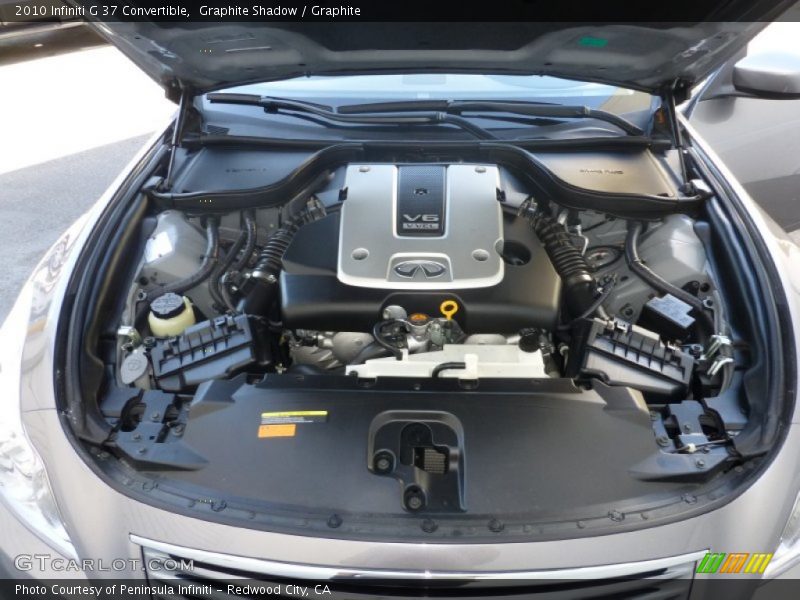 Graphite Shadow / Graphite 2010 Infiniti G 37 Convertible