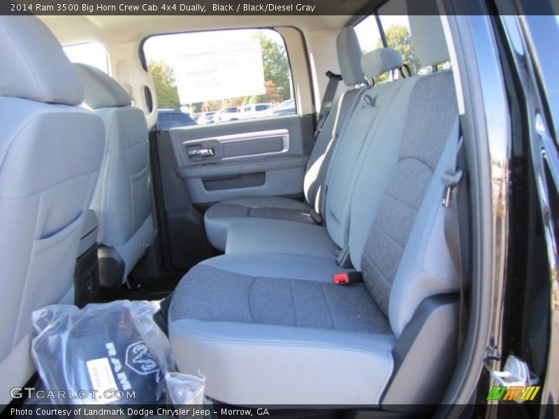 Black / Black/Diesel Gray 2014 Ram 3500 Big Horn Crew Cab 4x4 Dually