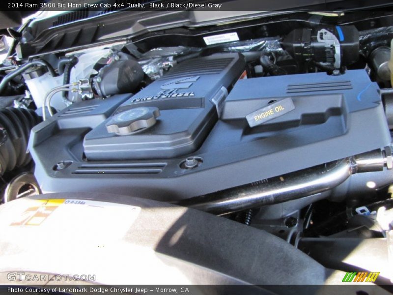 Black / Black/Diesel Gray 2014 Ram 3500 Big Horn Crew Cab 4x4 Dually