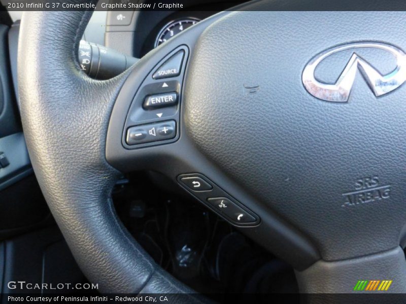 Graphite Shadow / Graphite 2010 Infiniti G 37 Convertible