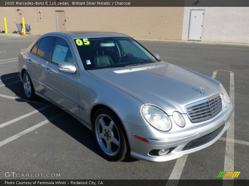Brilliant Silver Metallic / Charcoal 2005 Mercedes-Benz E 320 Sedan